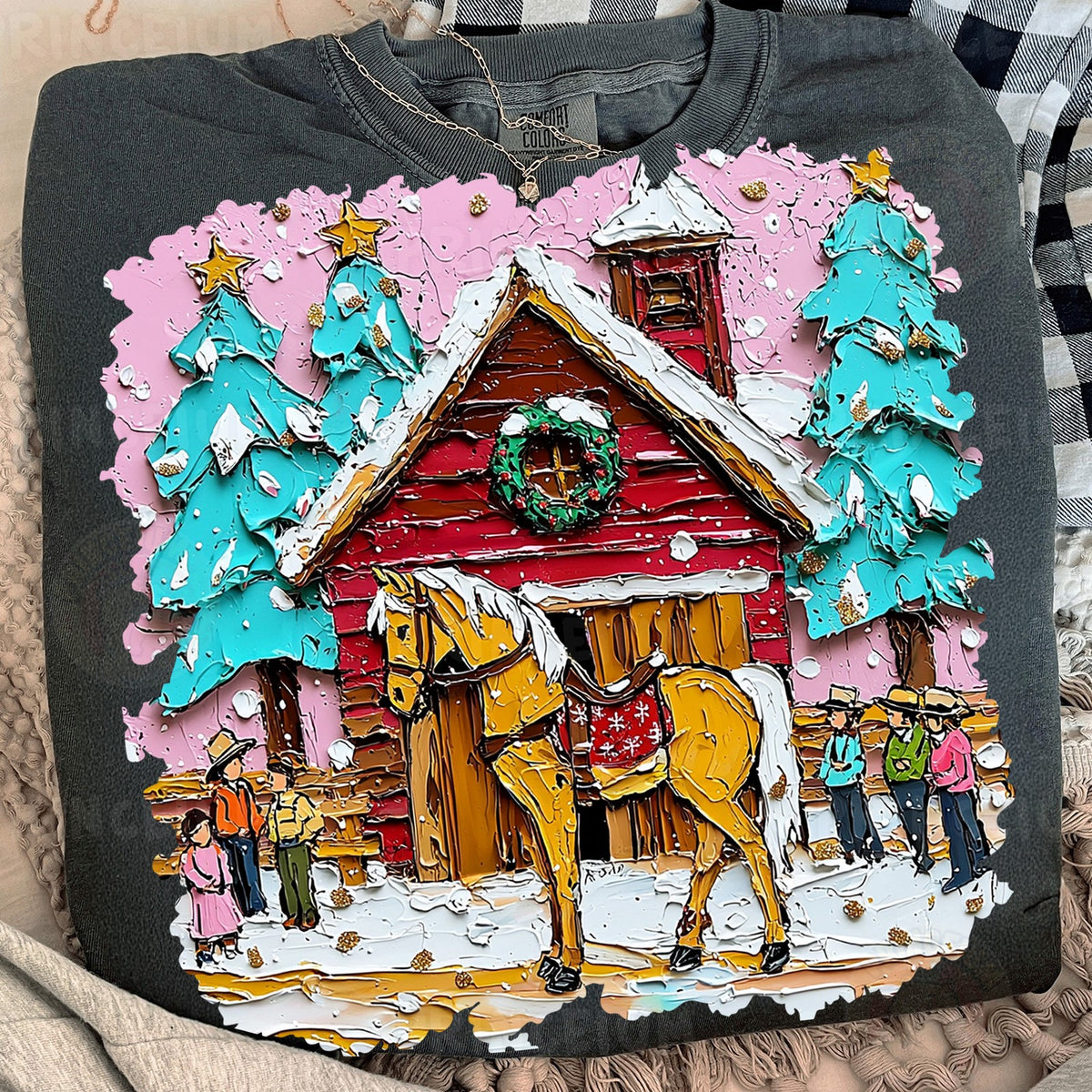 Western Christmas Barn