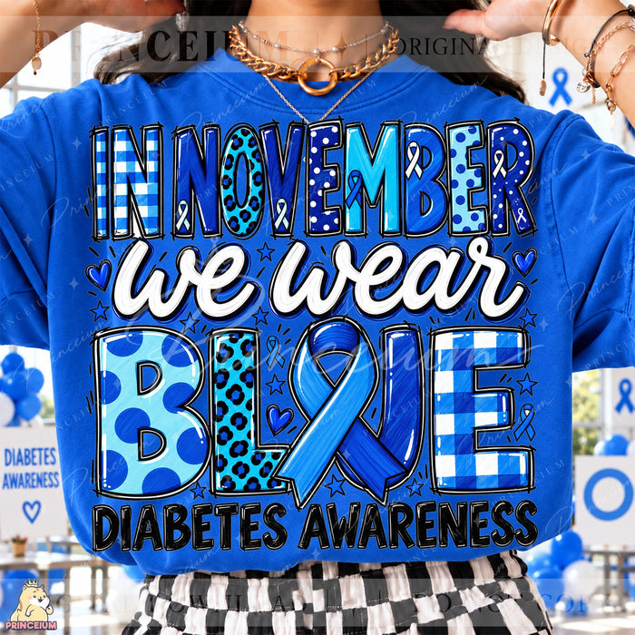 We Wear Blue Diabetes Awareness