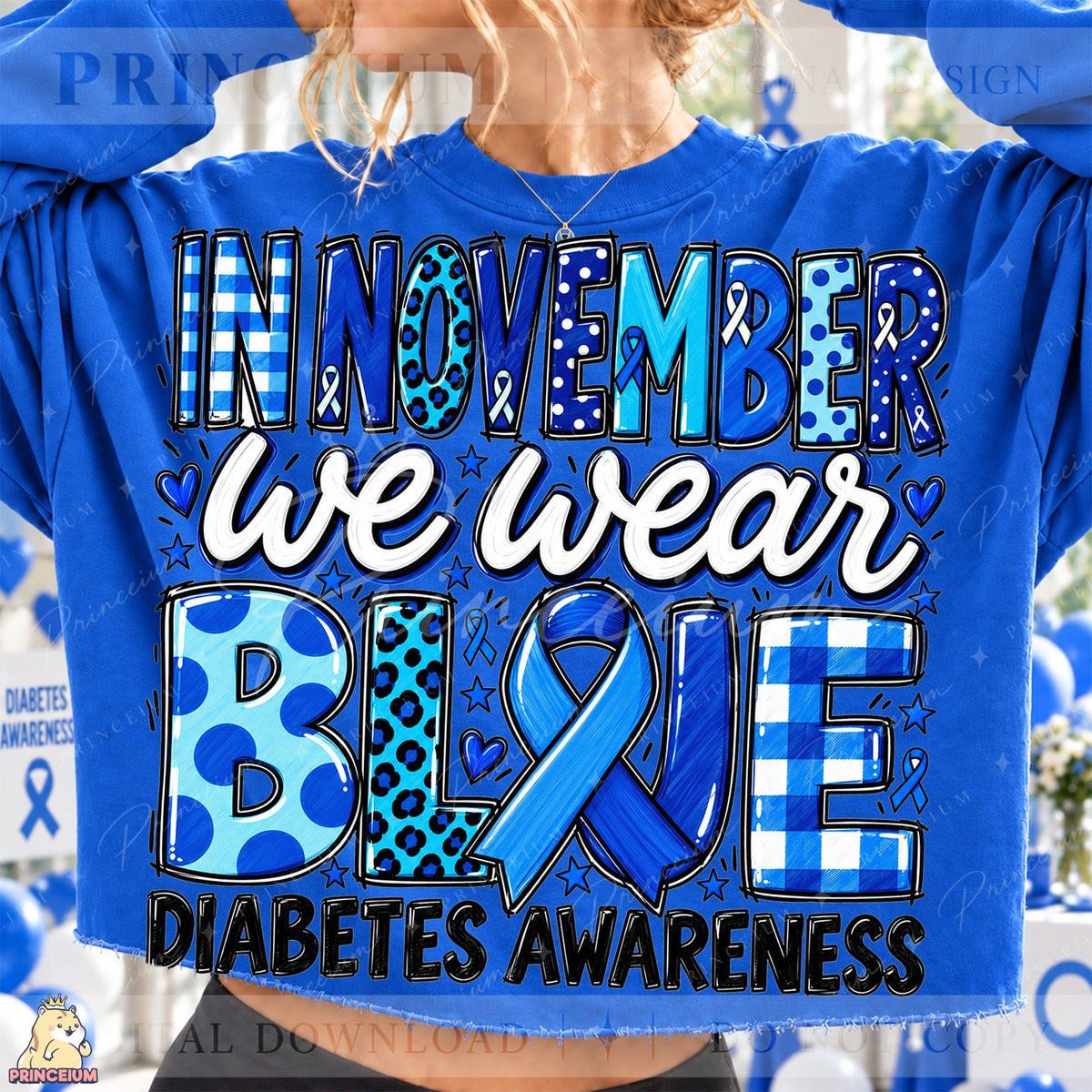 We Wear Blue Diabetes Awareness