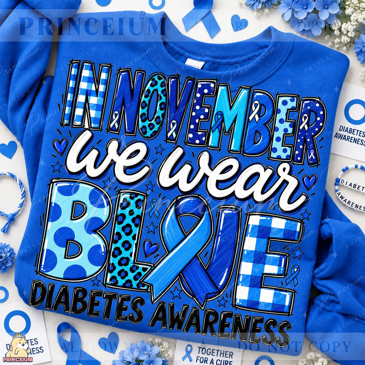 We Wear Blue Diabetes Awareness