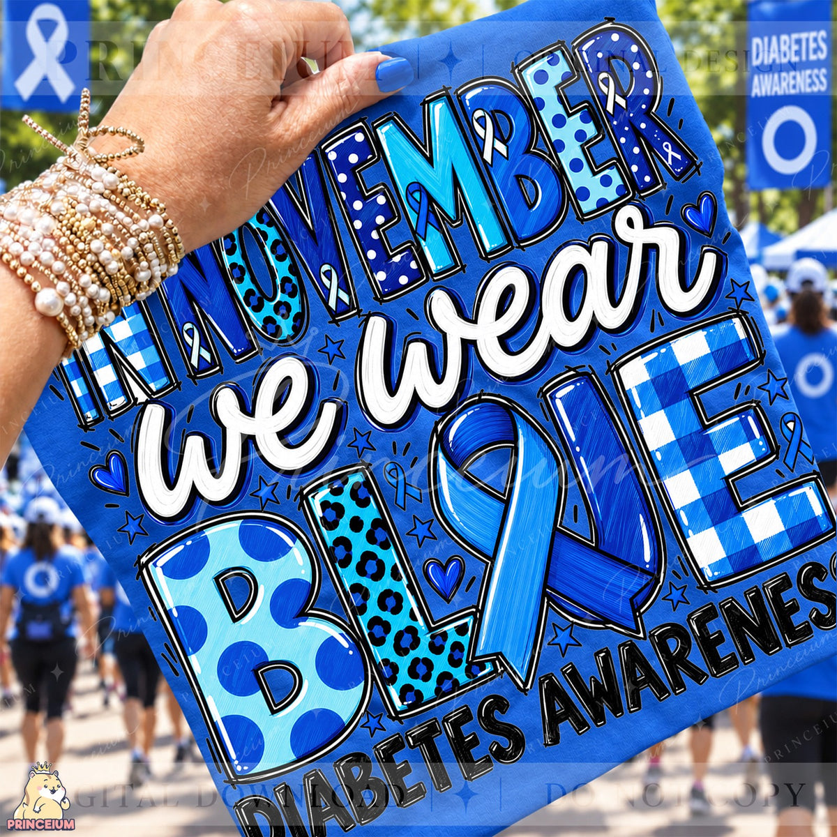 We Wear Blue Diabetes Awareness