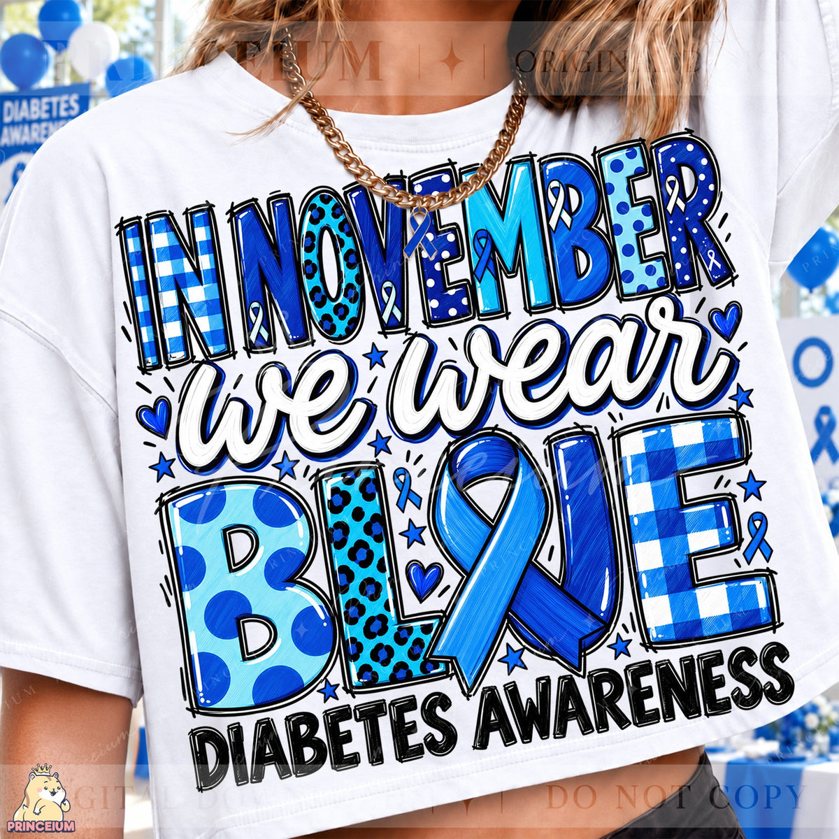 We Wear Blue Diabetes Awareness