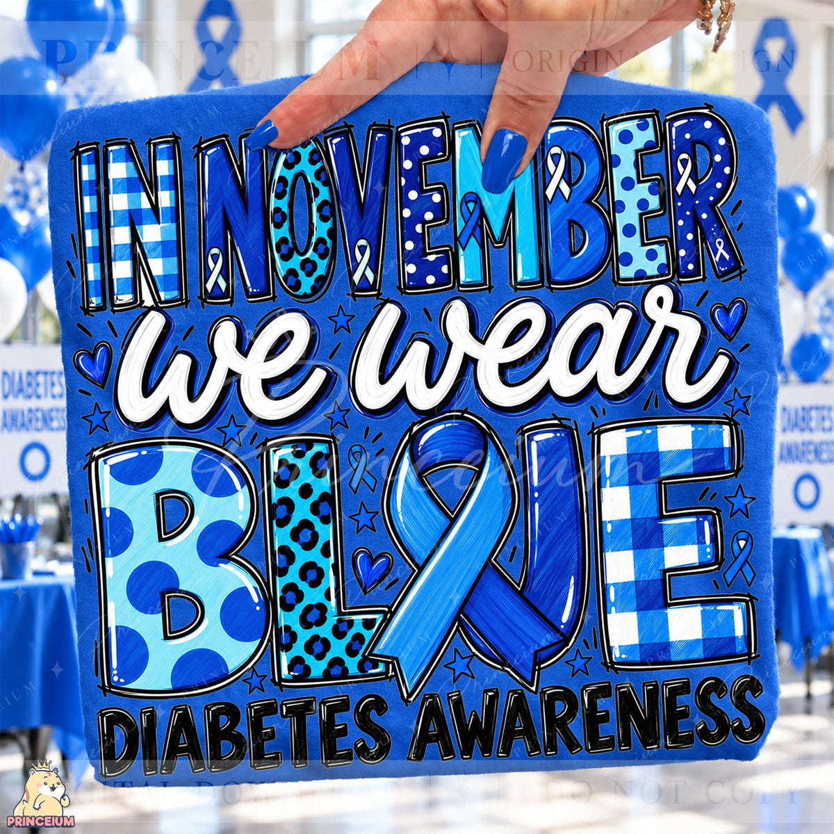 We Wear Blue Diabetes Awareness