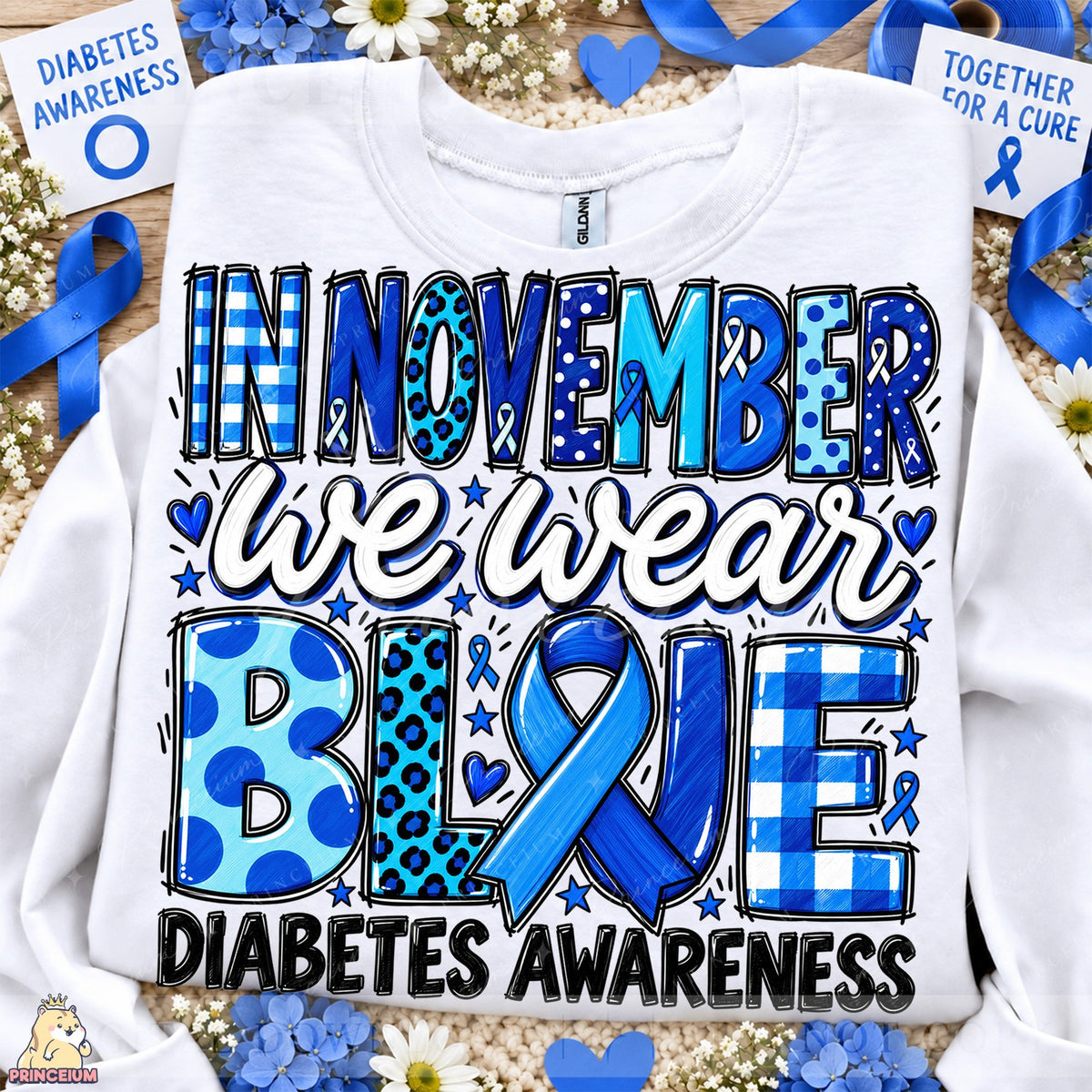 We Wear Blue Diabetes Awareness