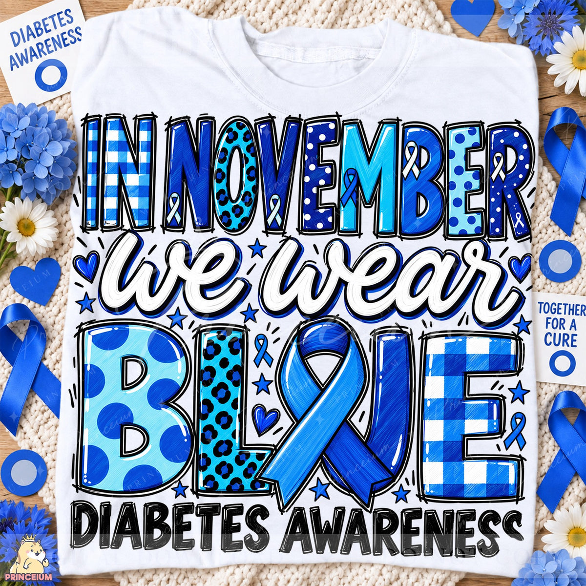We Wear Blue Diabetes Awareness