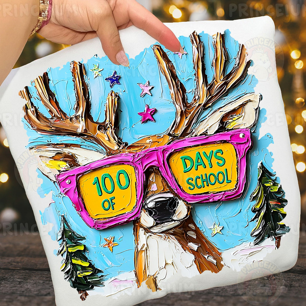 100 Days of School Deer