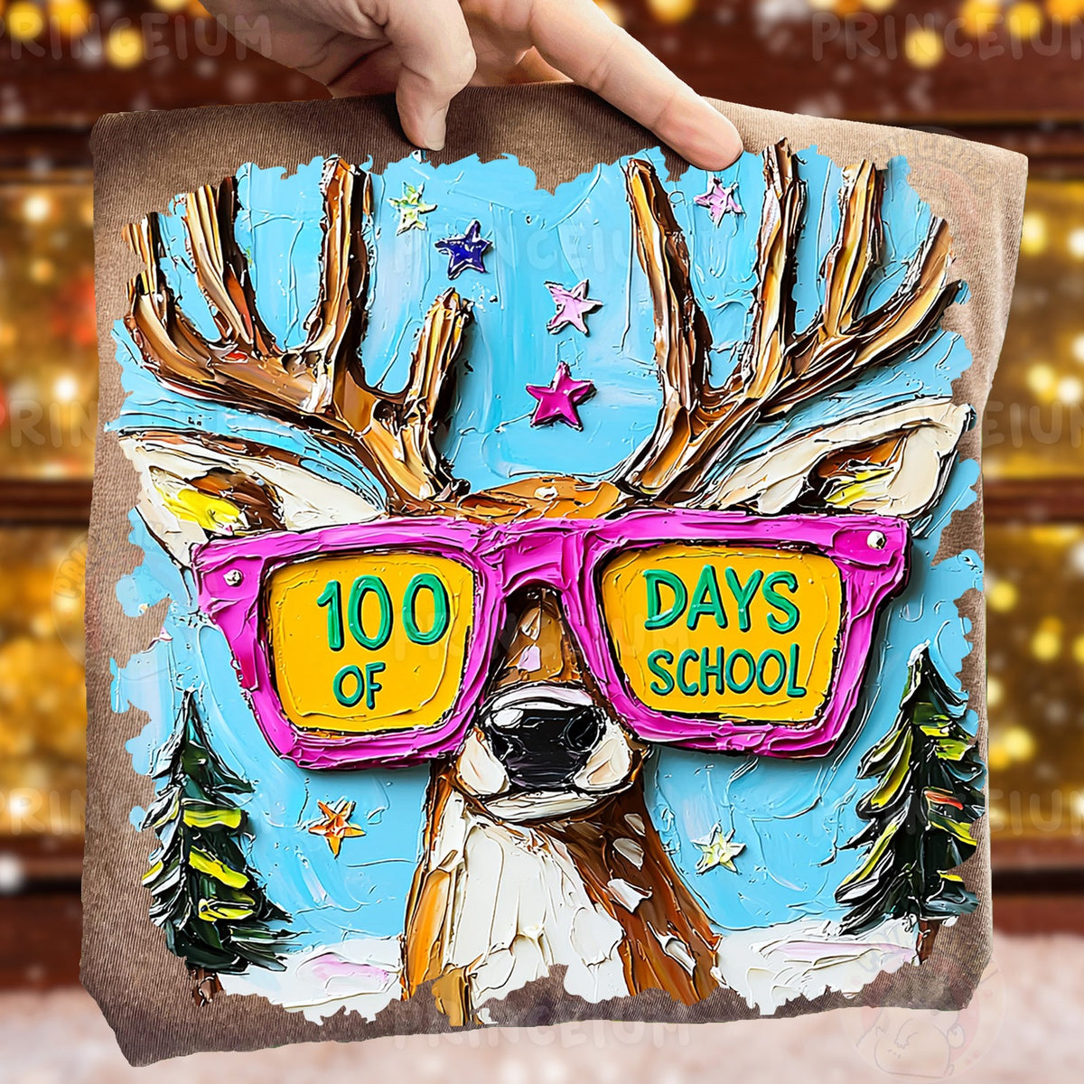 100 Days of School Deer