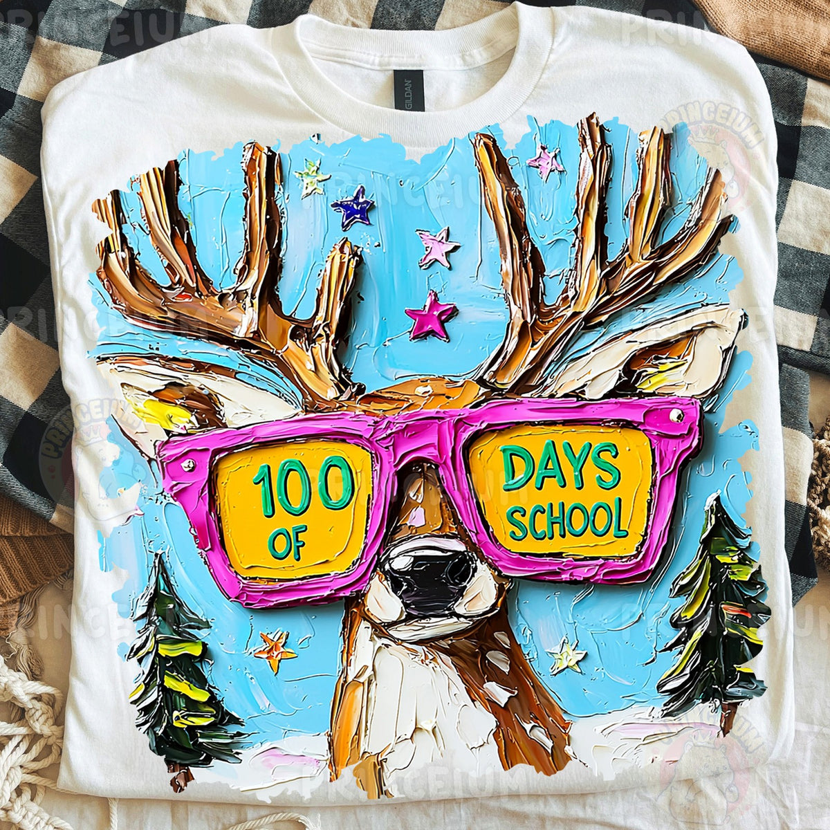 100 Days of School Deer