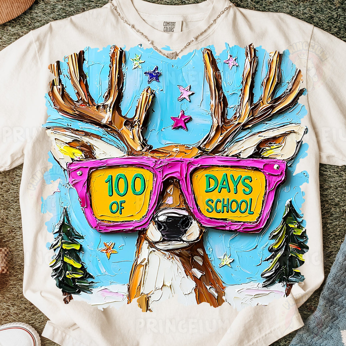 100 Days of School Deer