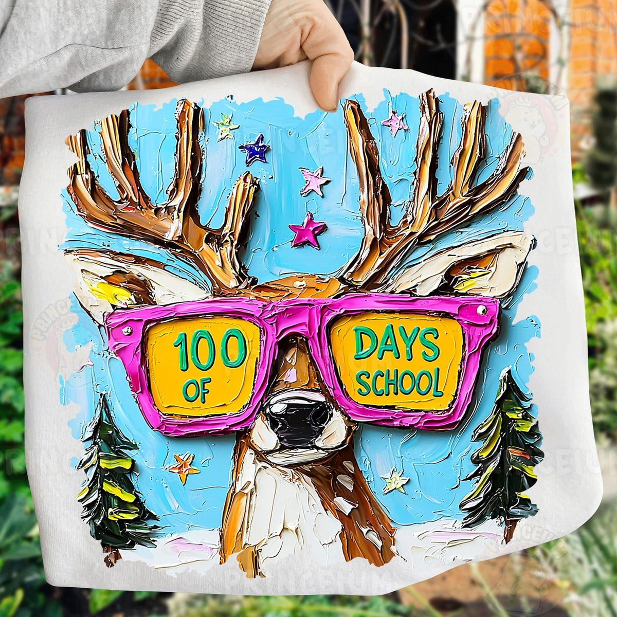 100 Days of School Deer