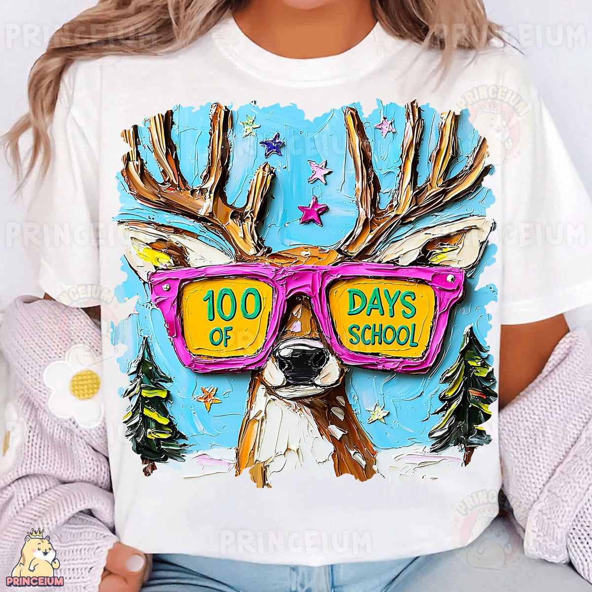 100 Days of School Deer