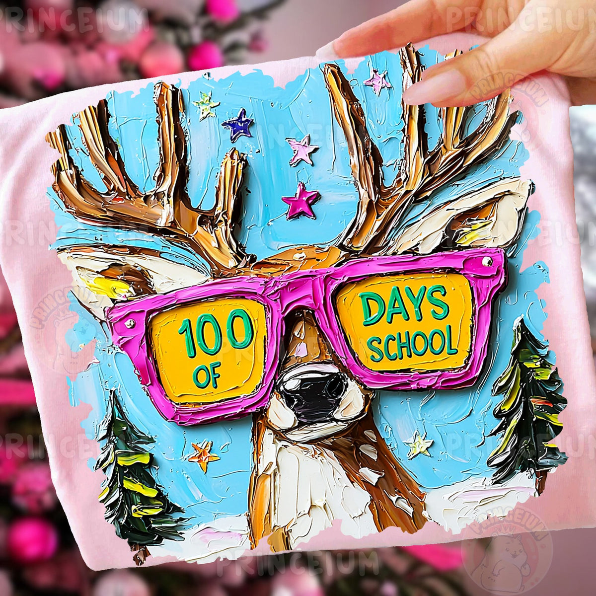 100 Days of School Deer