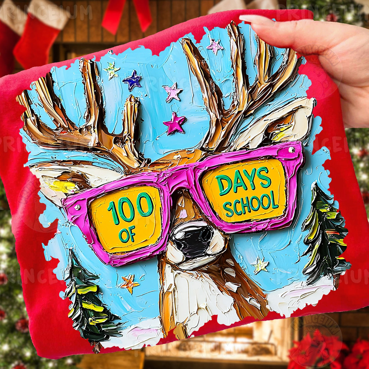 100 Days of School Deer