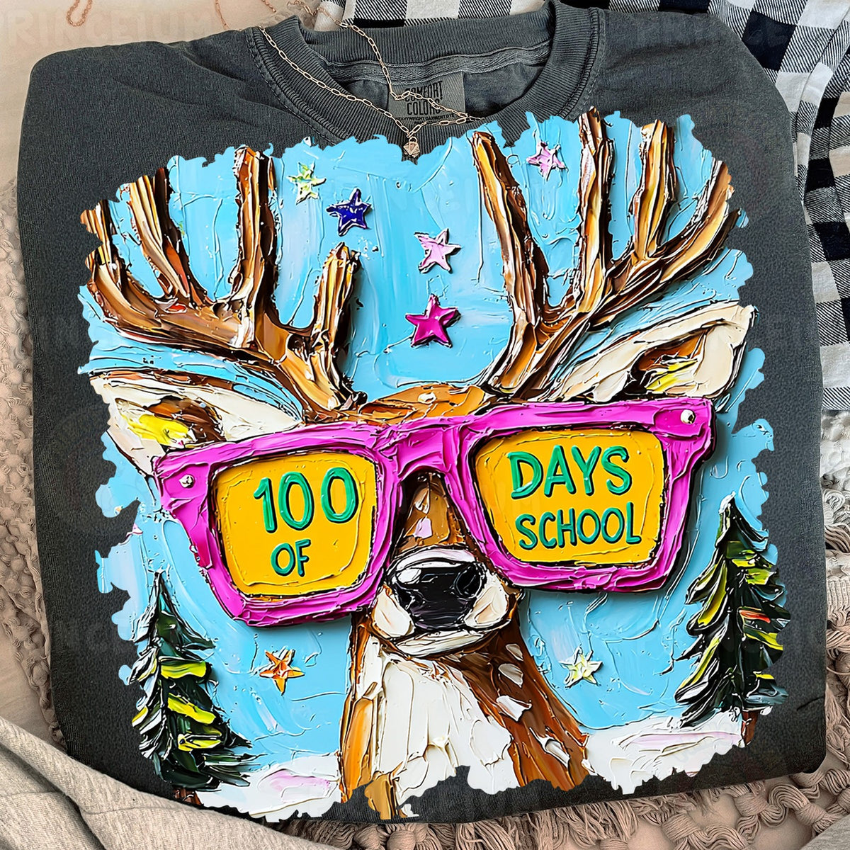 100 Days of School Deer