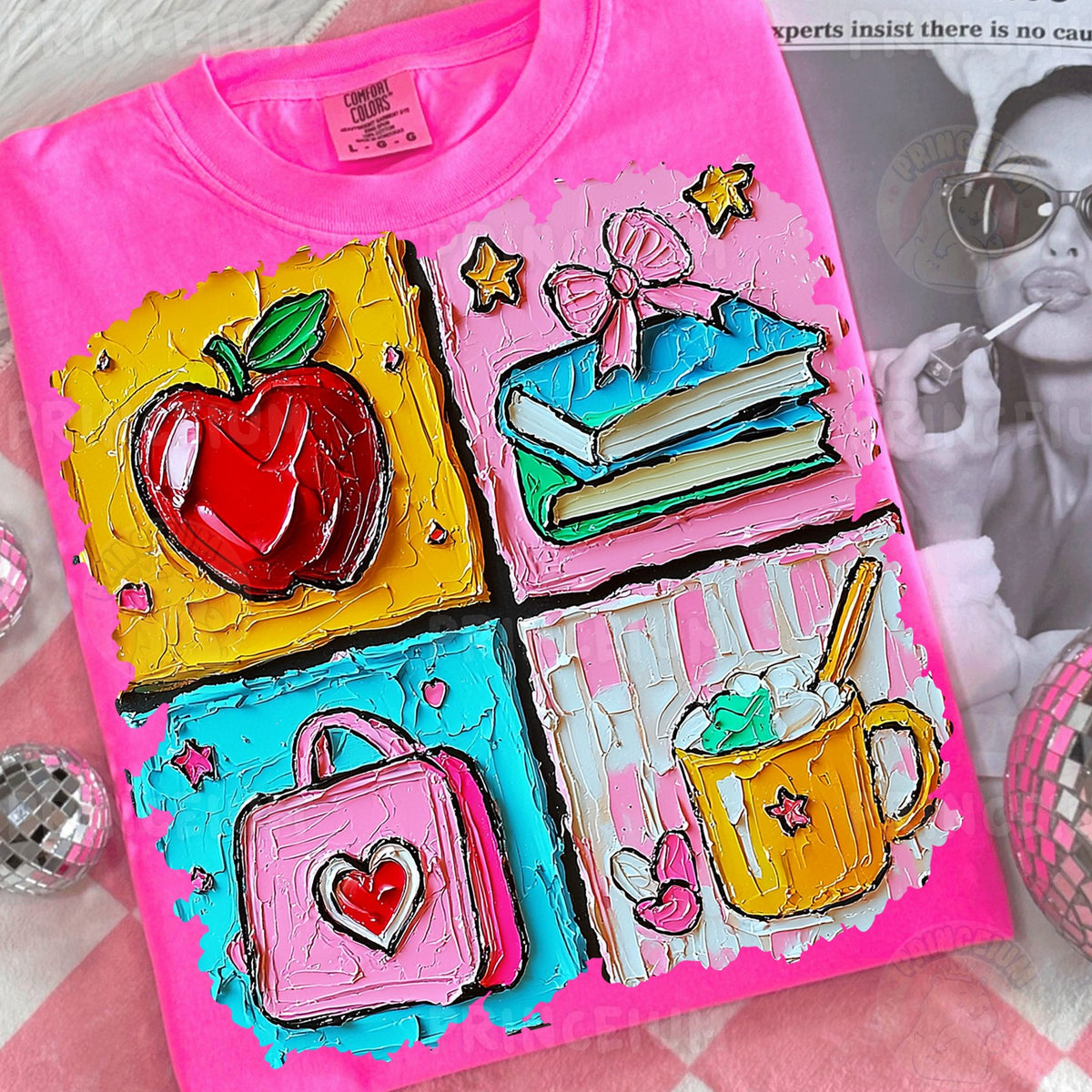 Painted Back to School Favorites
