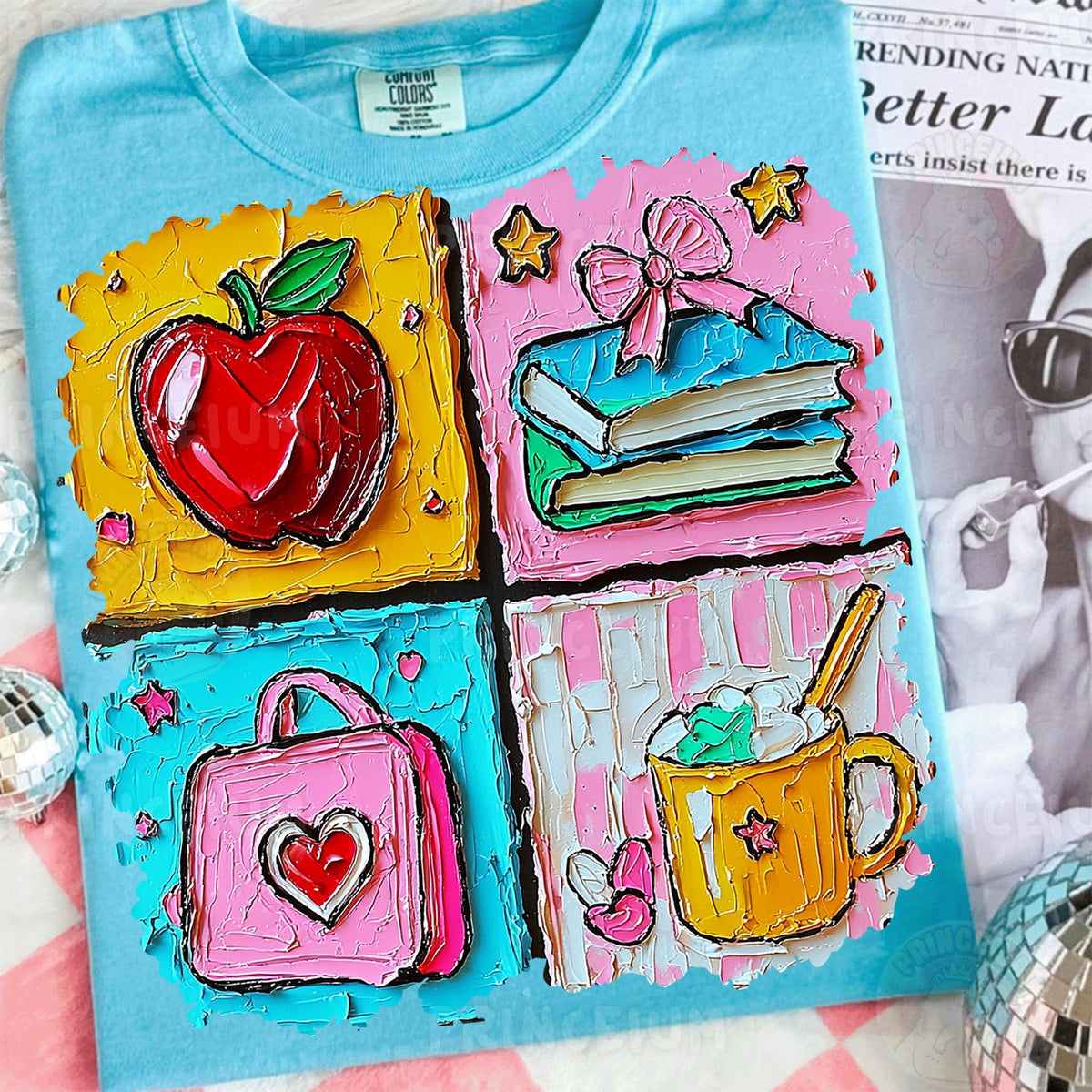 Painted Back to School Favorites