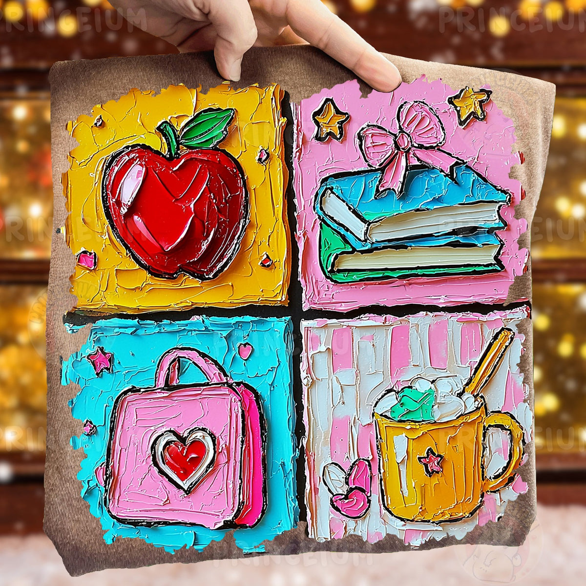 Painted Back to School Favorites