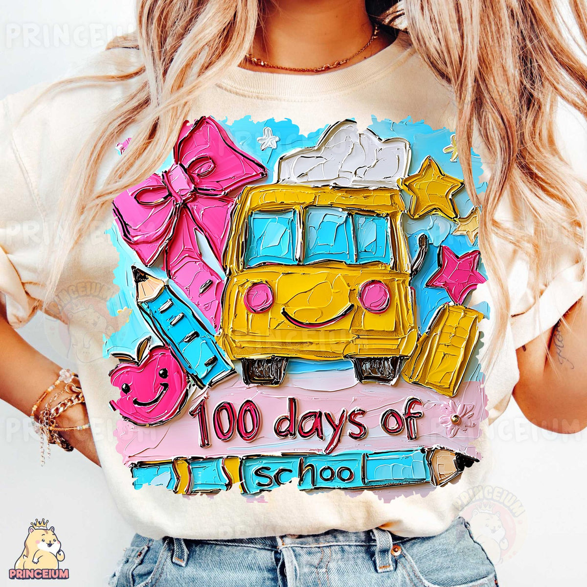 100 Days of School Bus