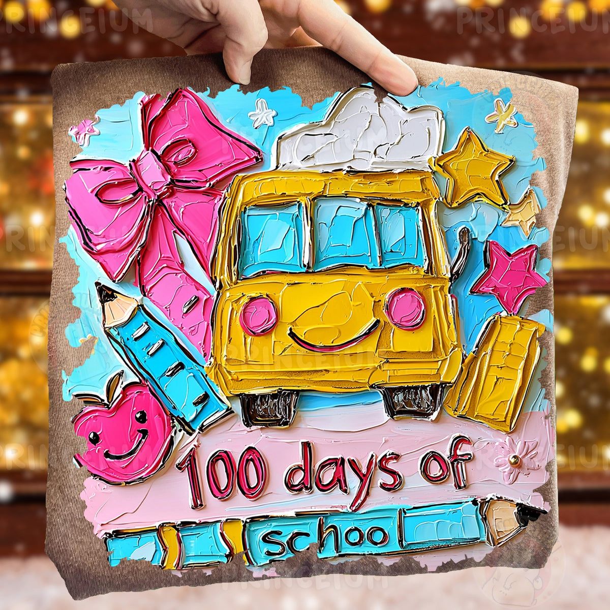 100 Days of School Bus