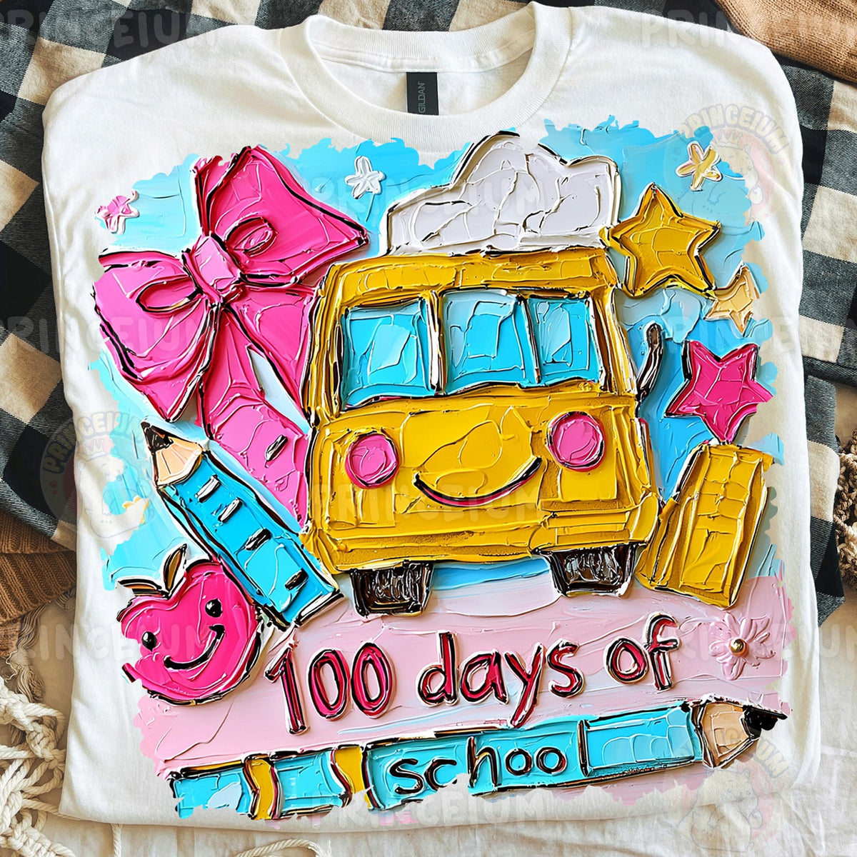 100 Days of School Bus