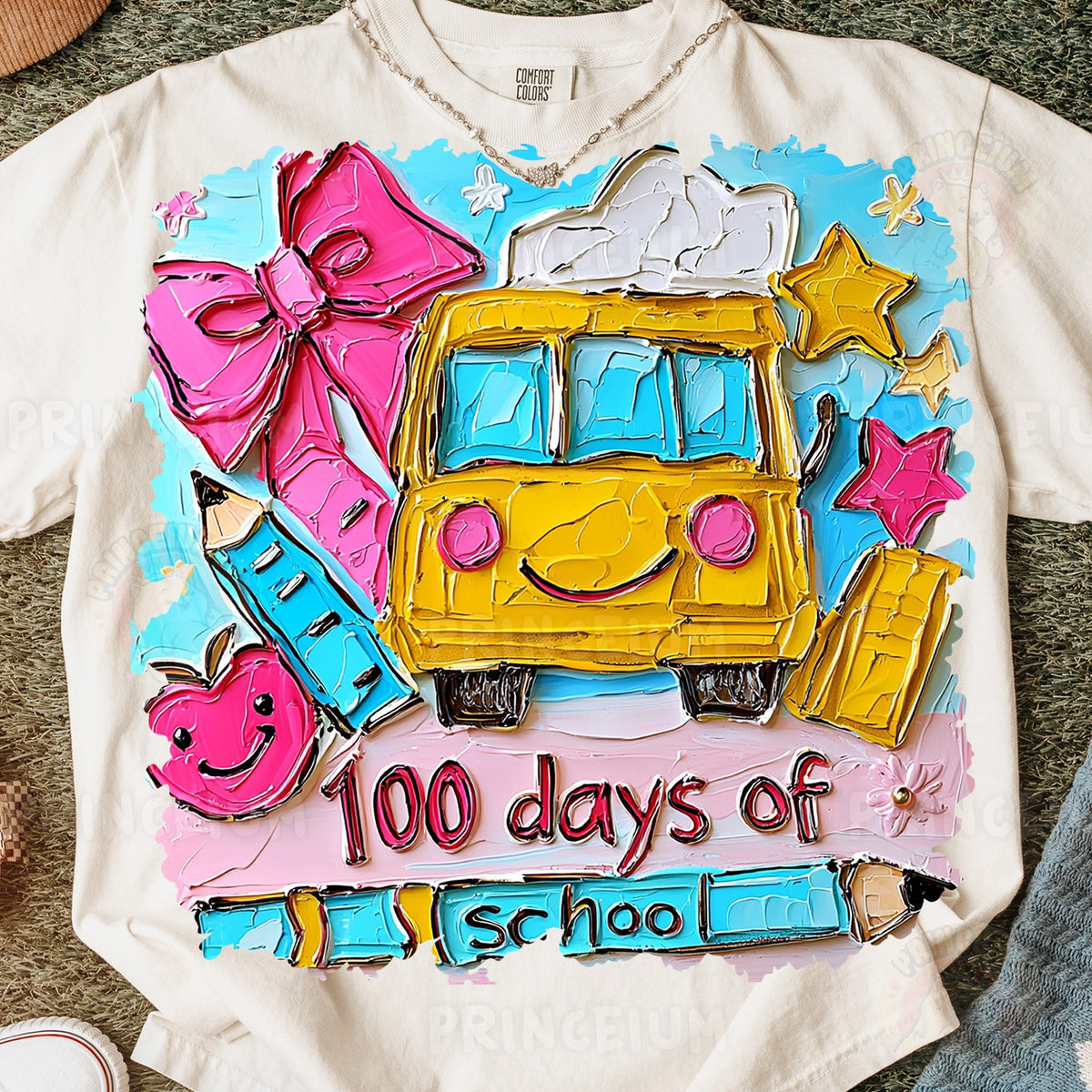 100 Days of School Bus