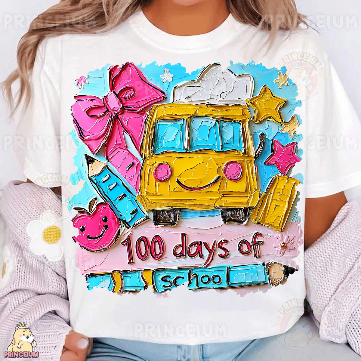 100 Days of School Bus