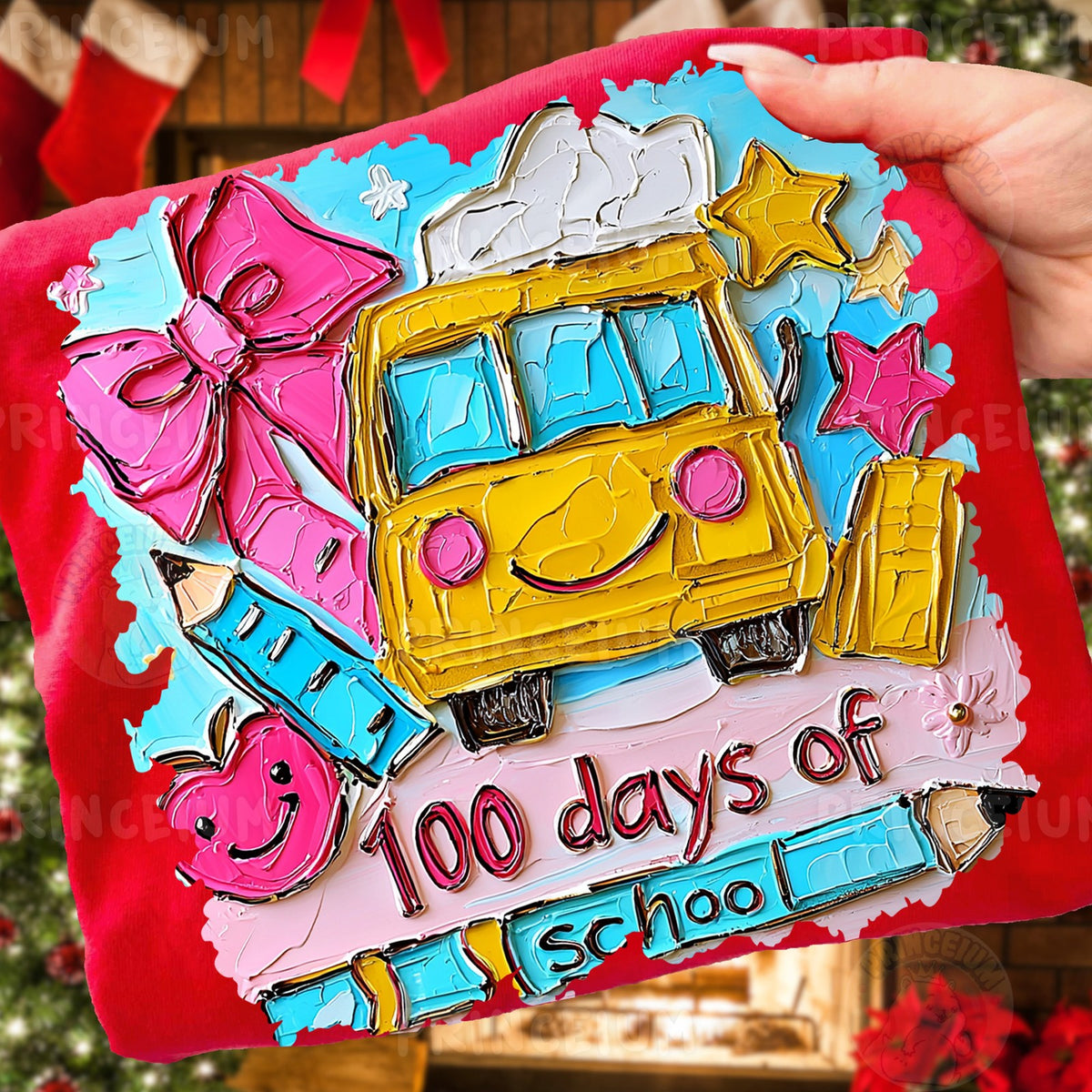 100 Days of School Bus