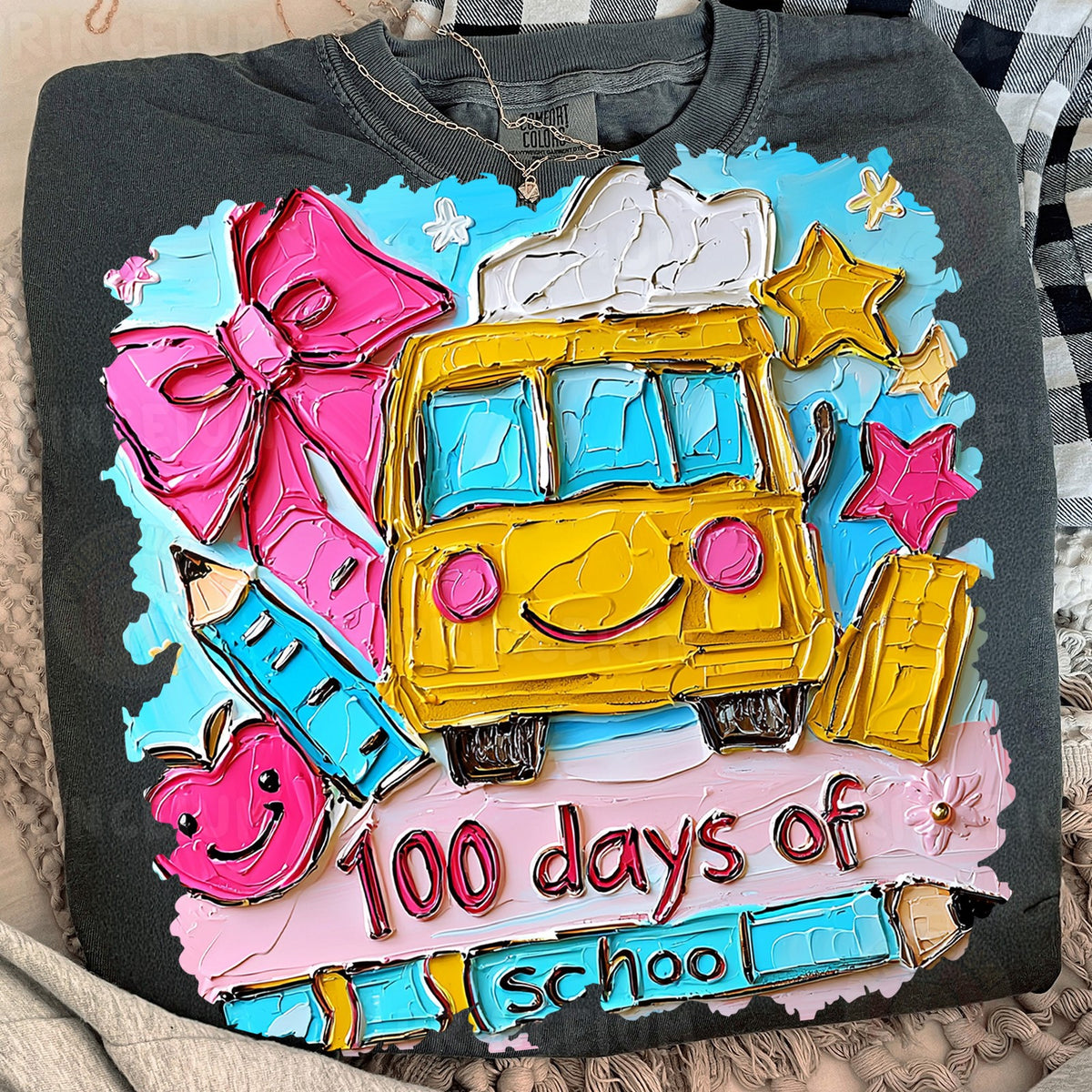 100 Days of School Bus