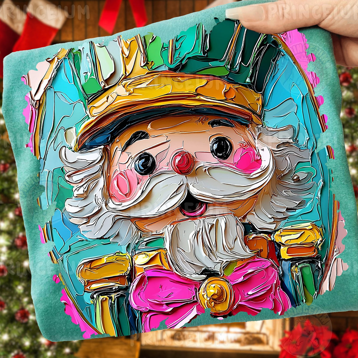 Painted Nutcracker Christmas