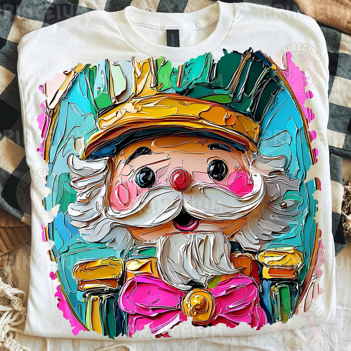 Painted Nutcracker Christmas
