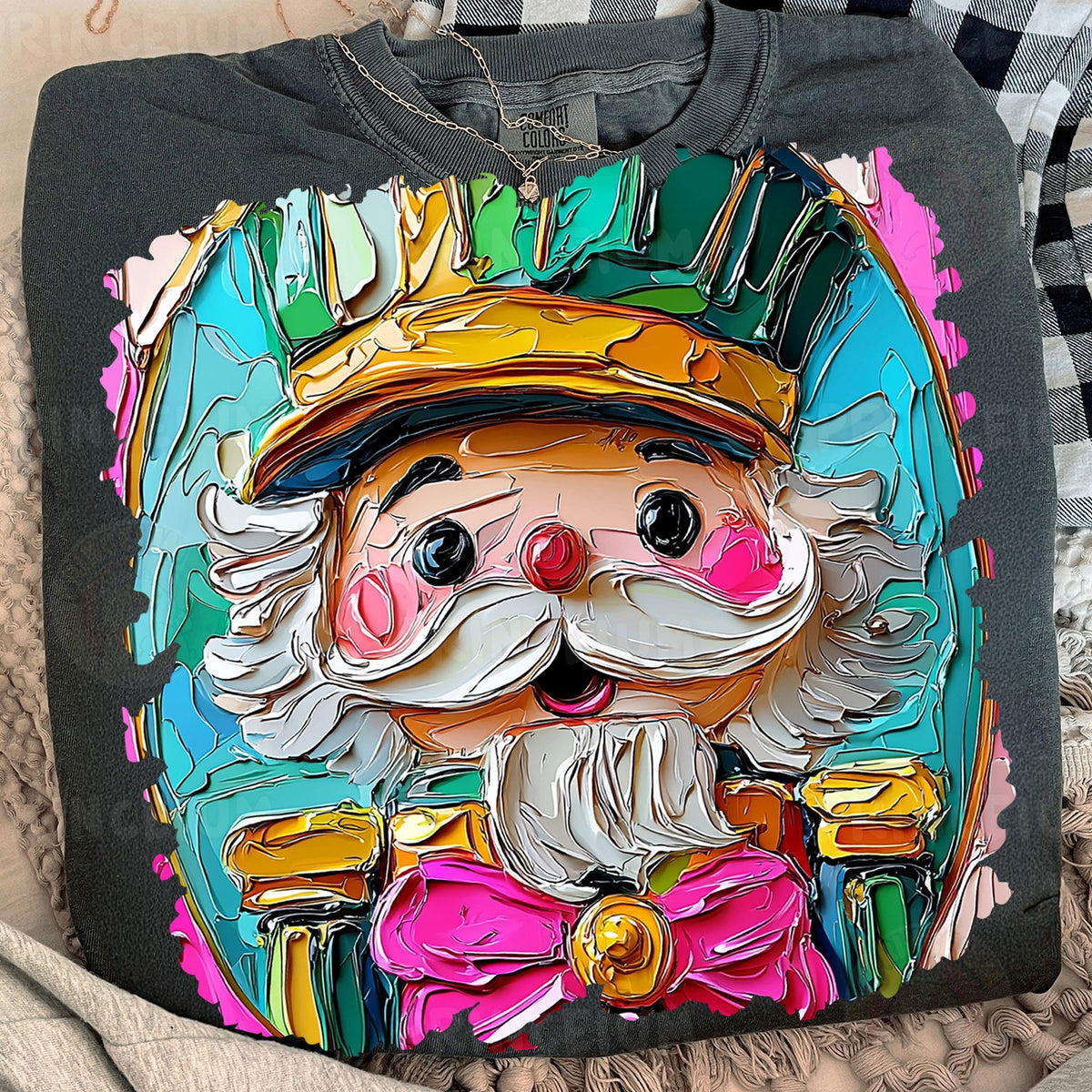 Painted Nutcracker Christmas
