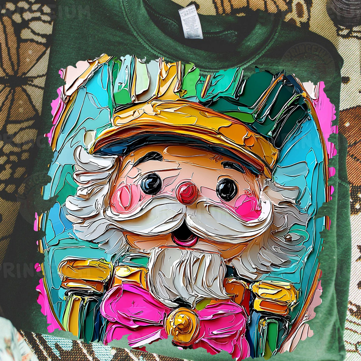 Painted Nutcracker Christmas