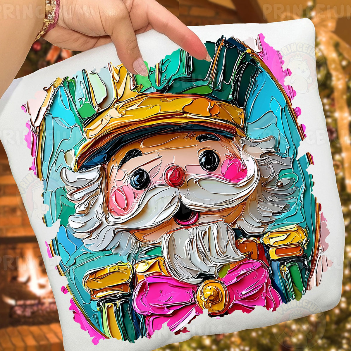 Painted Nutcracker Christmas
