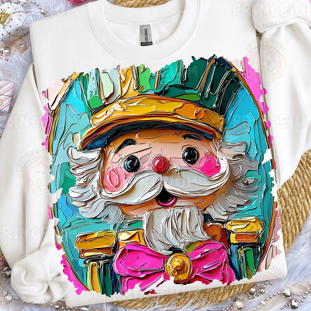 Painted Nutcracker Christmas
