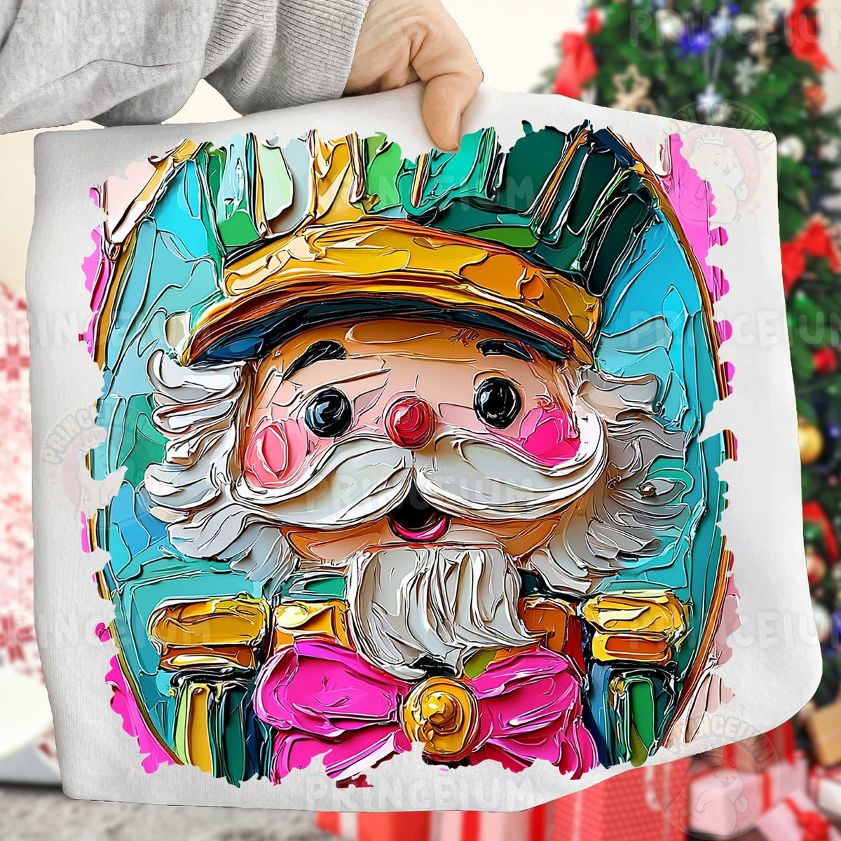 Painted Nutcracker Christmas