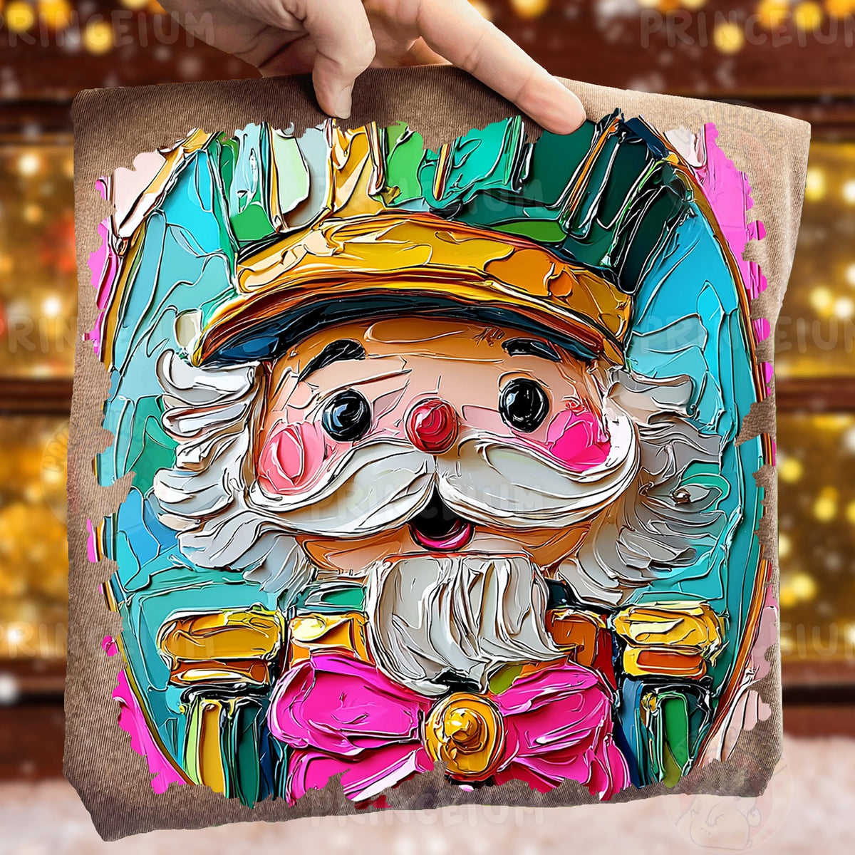 Painted Nutcracker Christmas