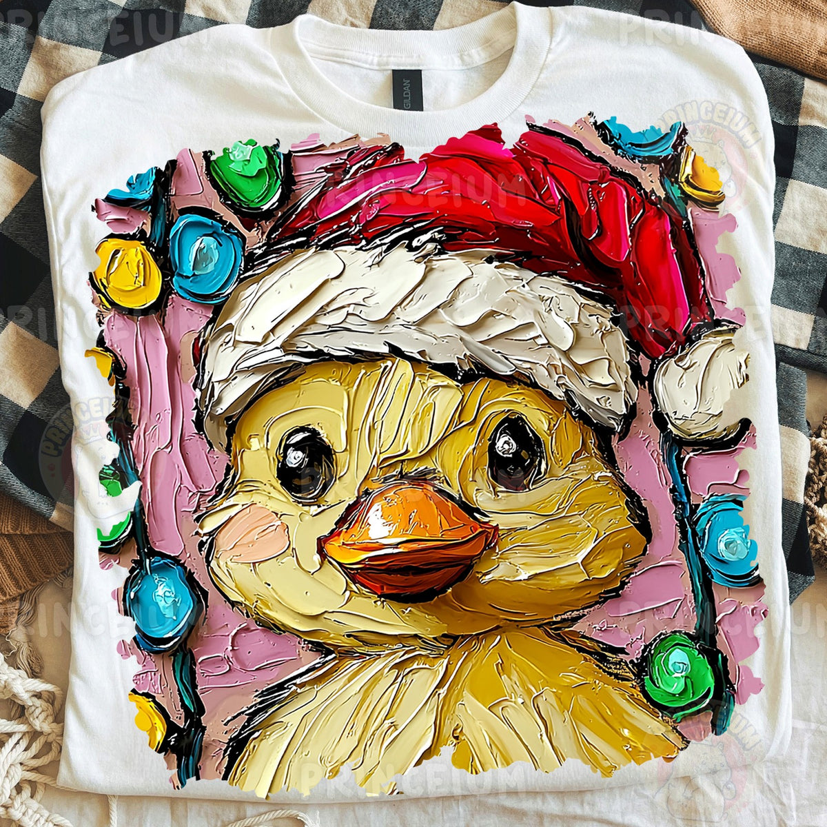 Santa Duckling Christmas Lights