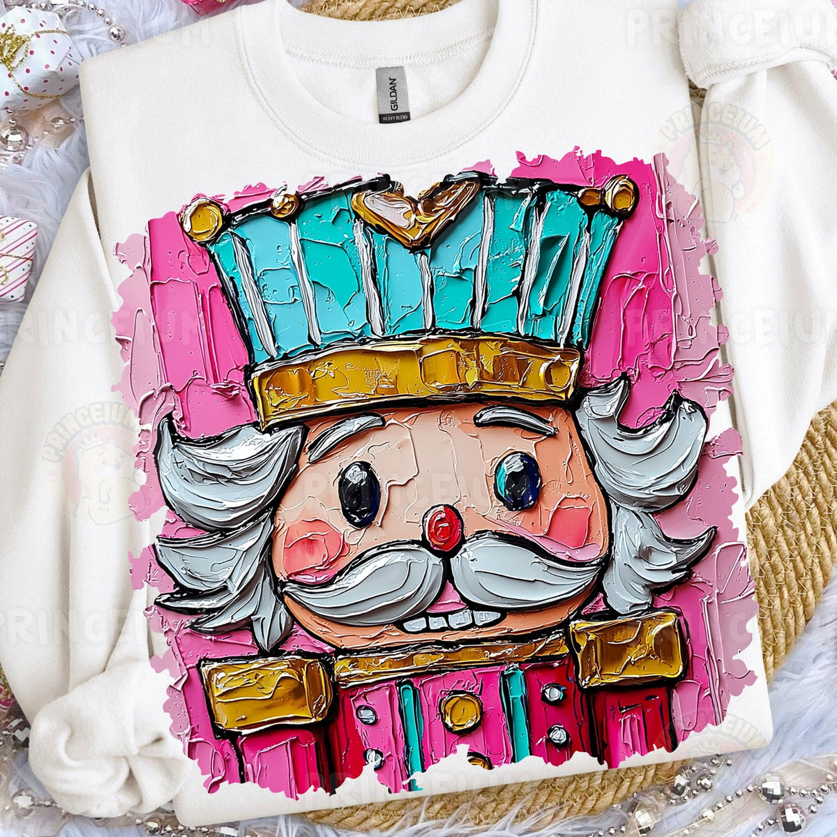 Painted Pink Nutcracker