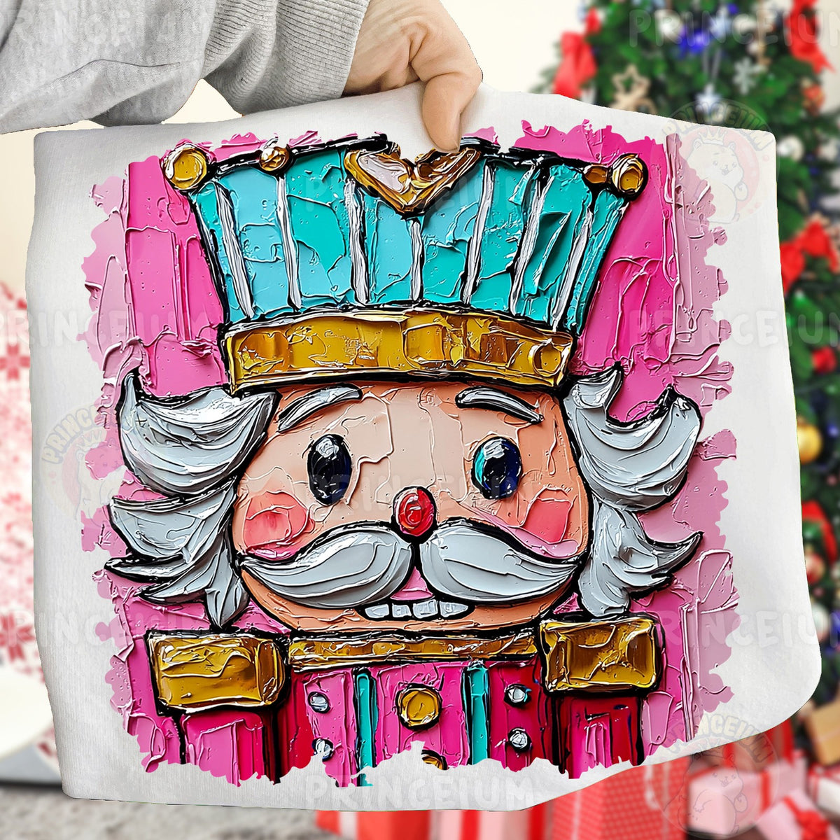 Painted Pink Nutcracker