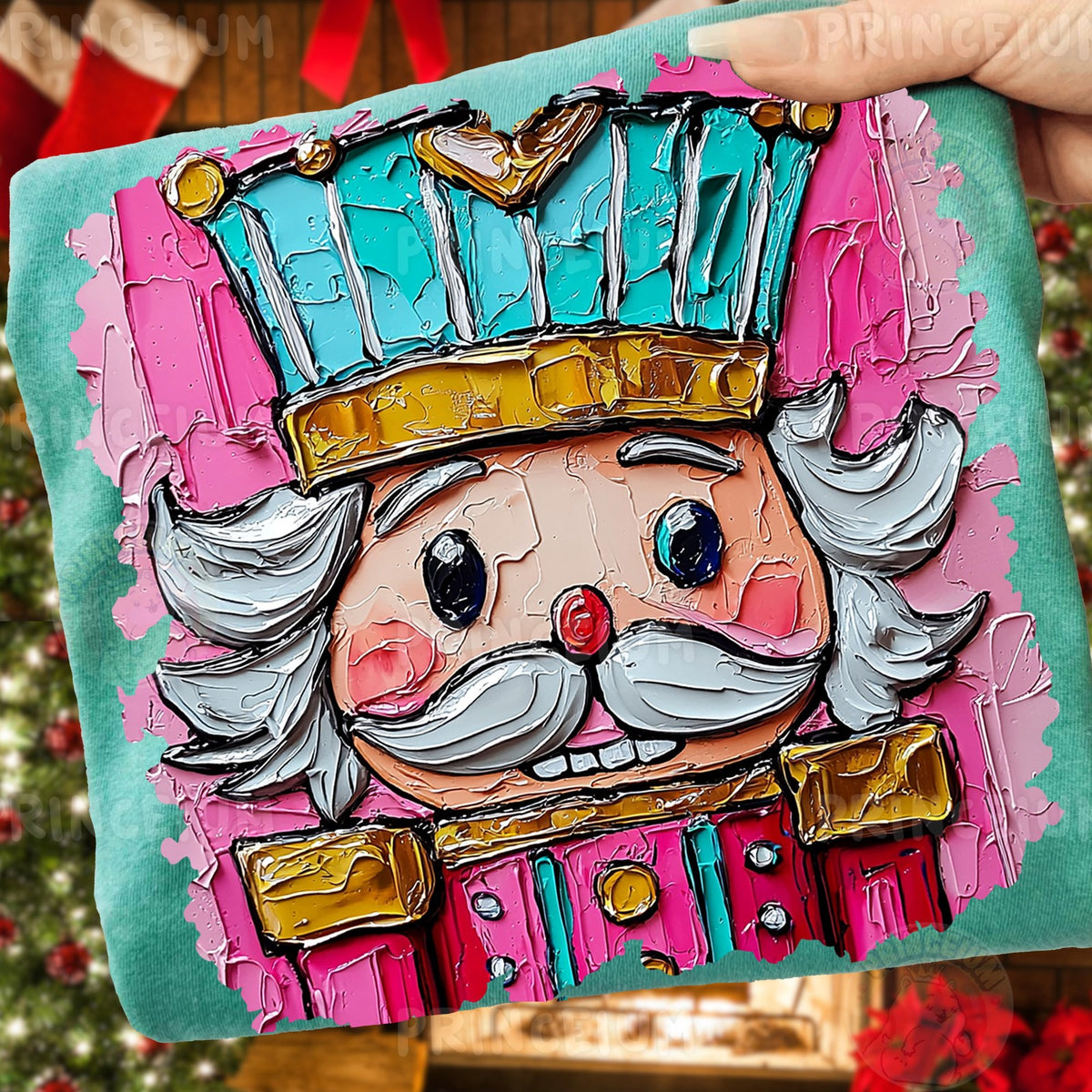 Painted Pink Nutcracker