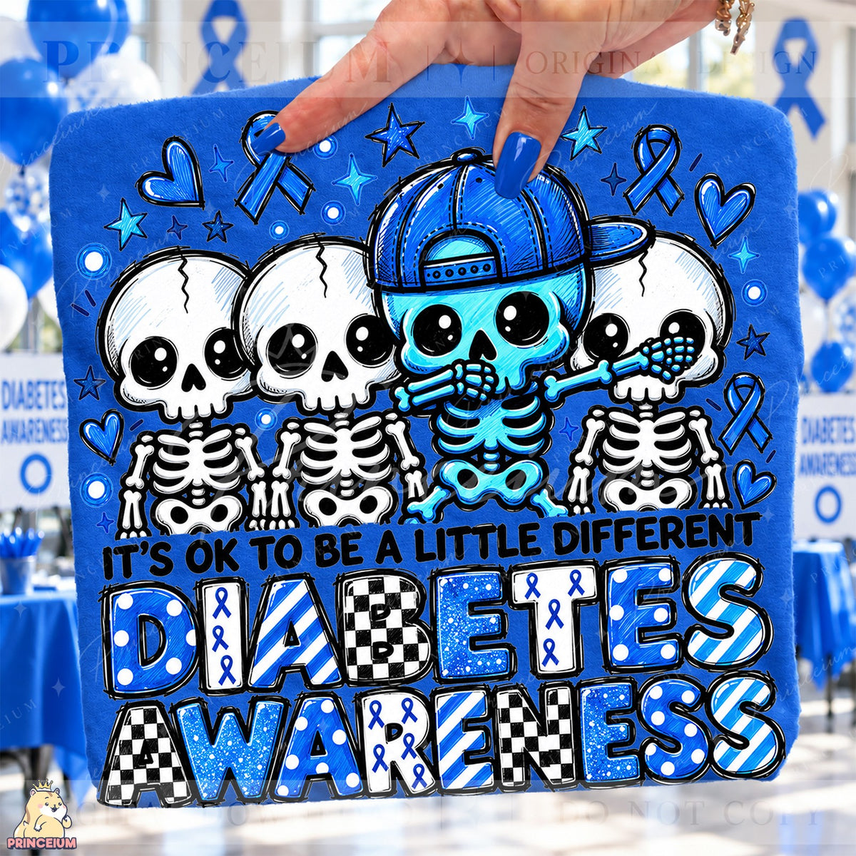 Diabetes Awareness Skeletons