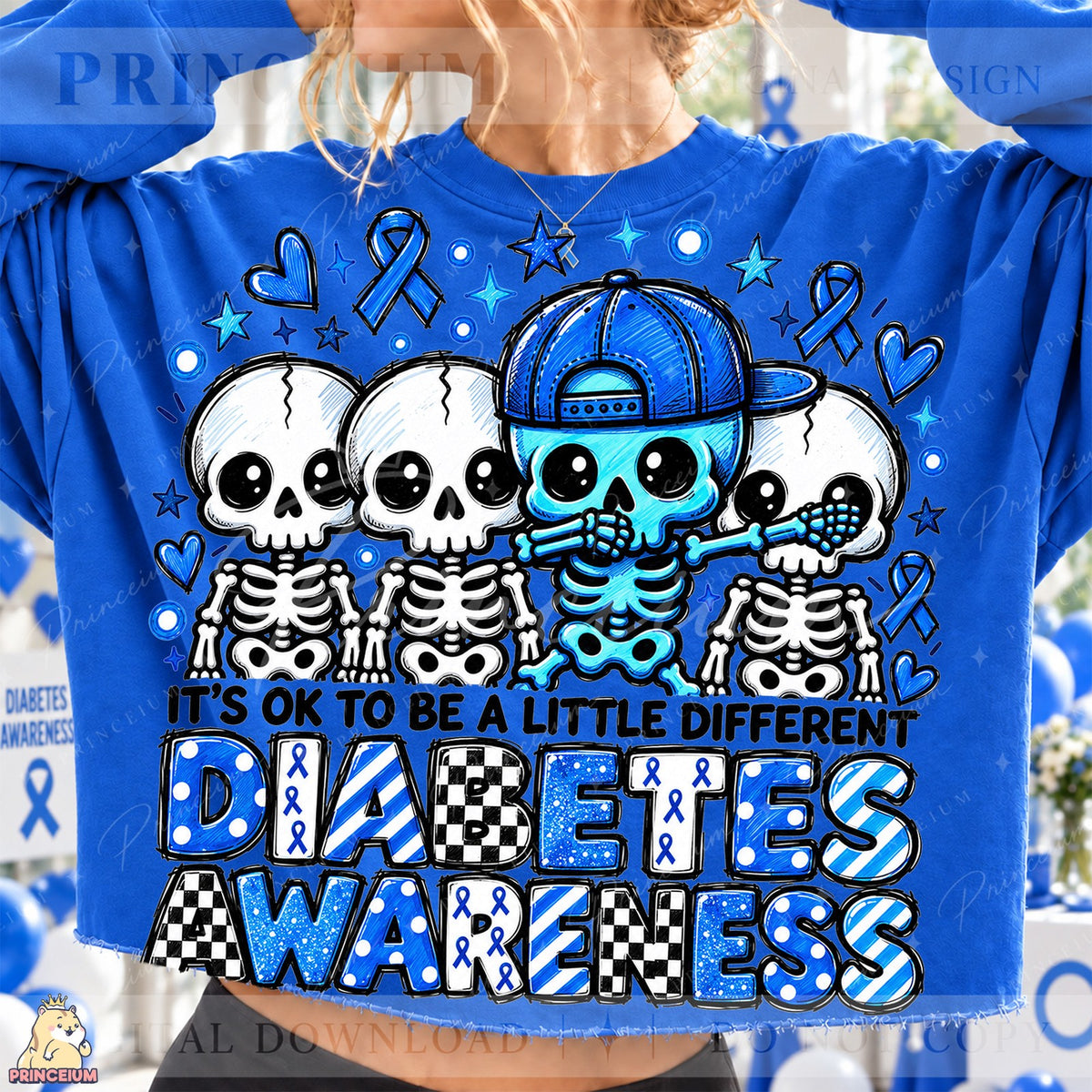Diabetes Awareness Skeletons