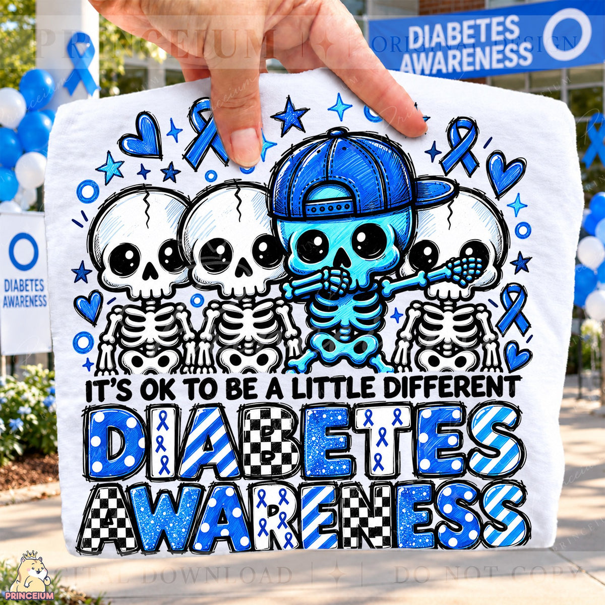 Diabetes Awareness Skeletons