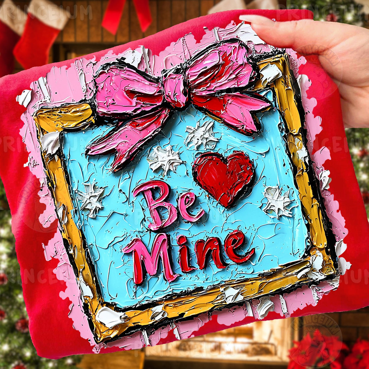 Be Mine Painted Gift Box