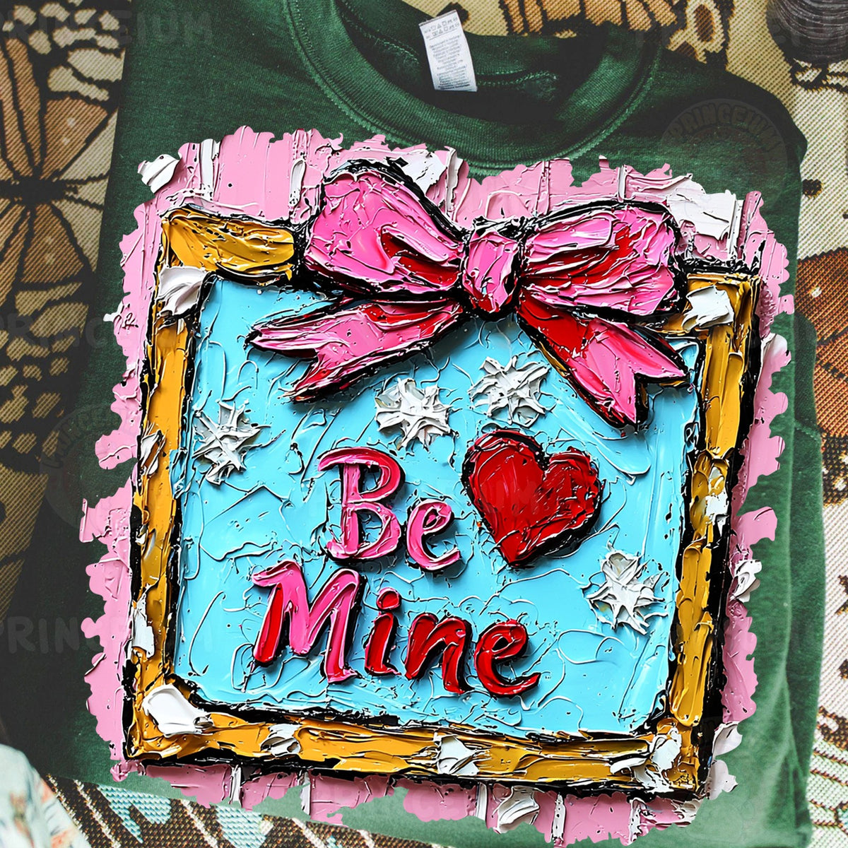 Be Mine Painted Gift Box