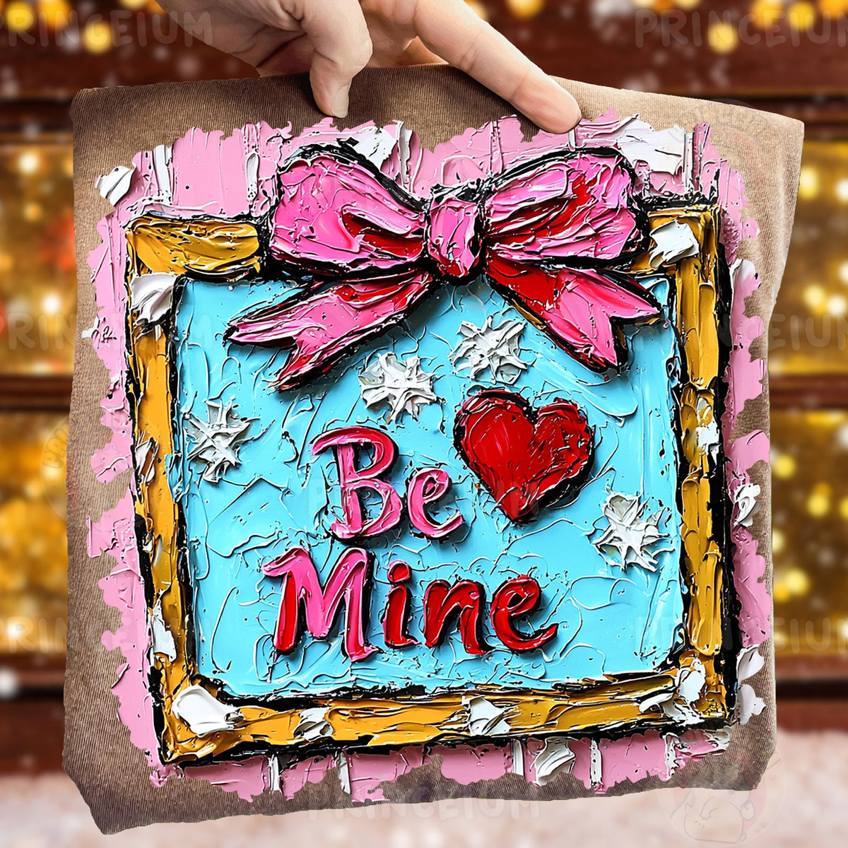 Be Mine Painted Gift Box