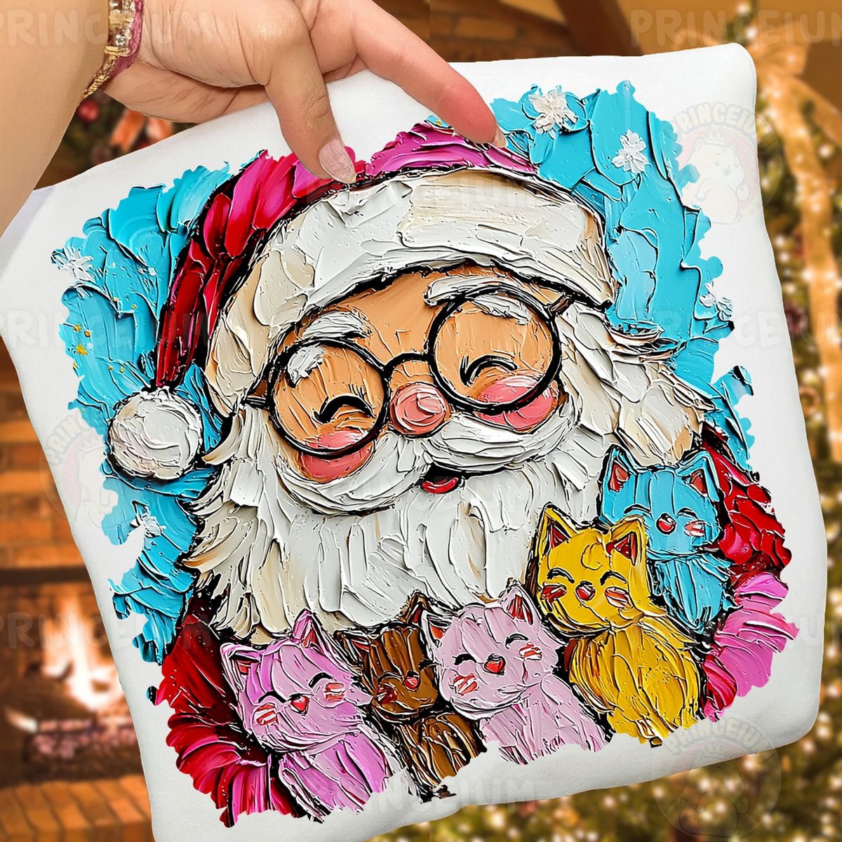 Santa & Cats Christmas