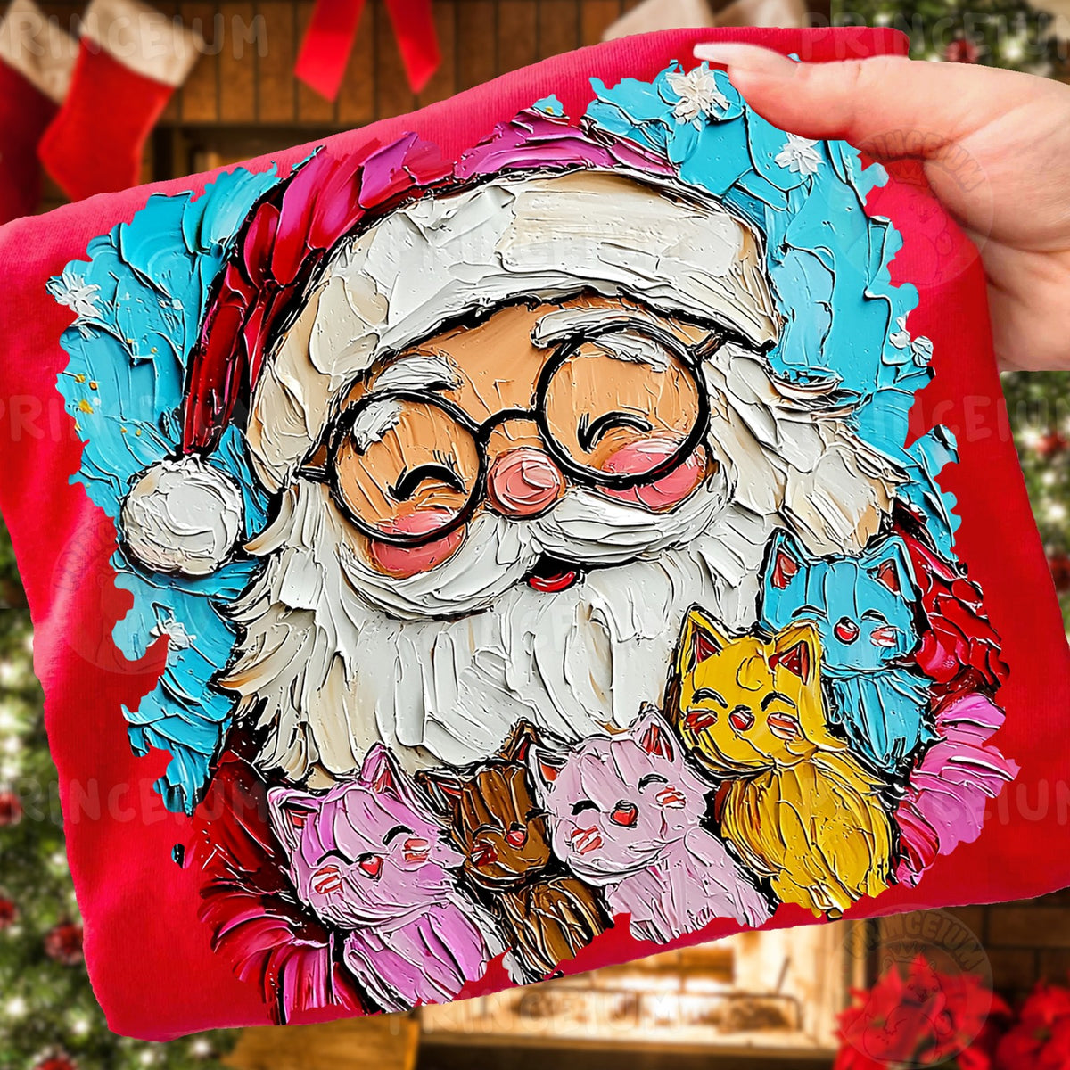 Santa & Cats Christmas