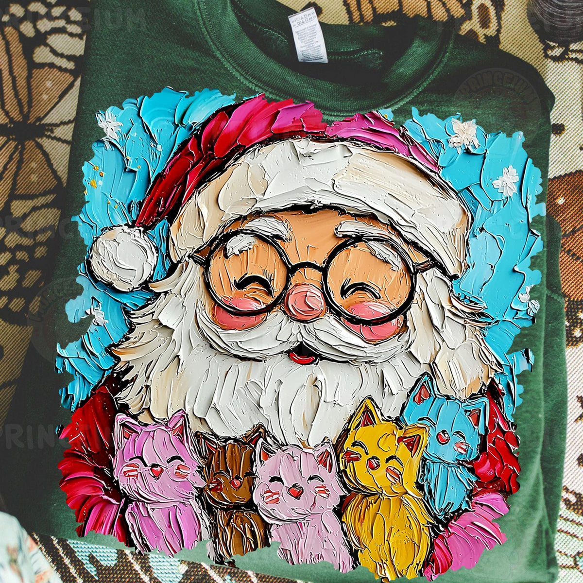 Santa & Cats Christmas