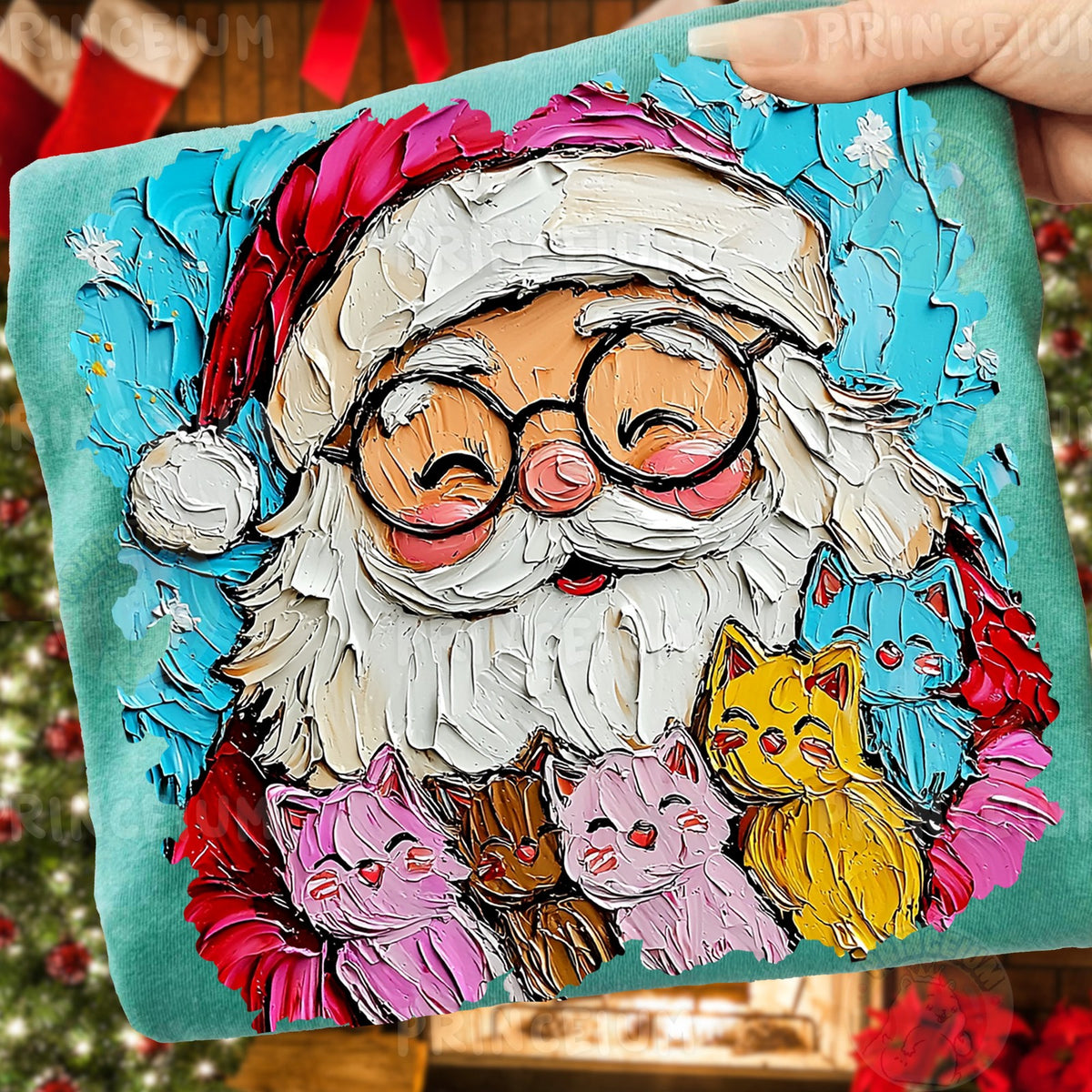 Santa & Cats Christmas